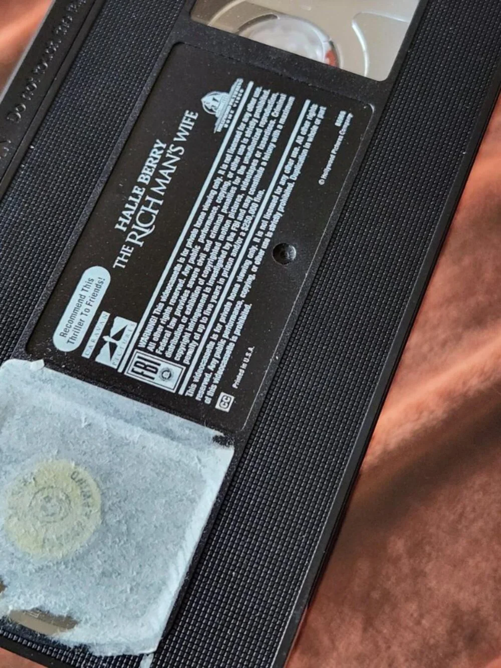 The Rich Man's Wife - 1996 - VHS